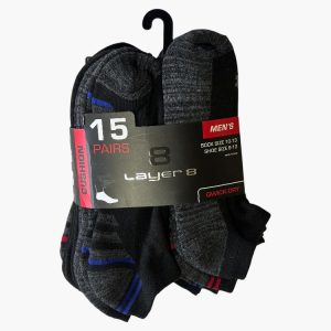Layer 8 medias deportivas hombre 15 pares